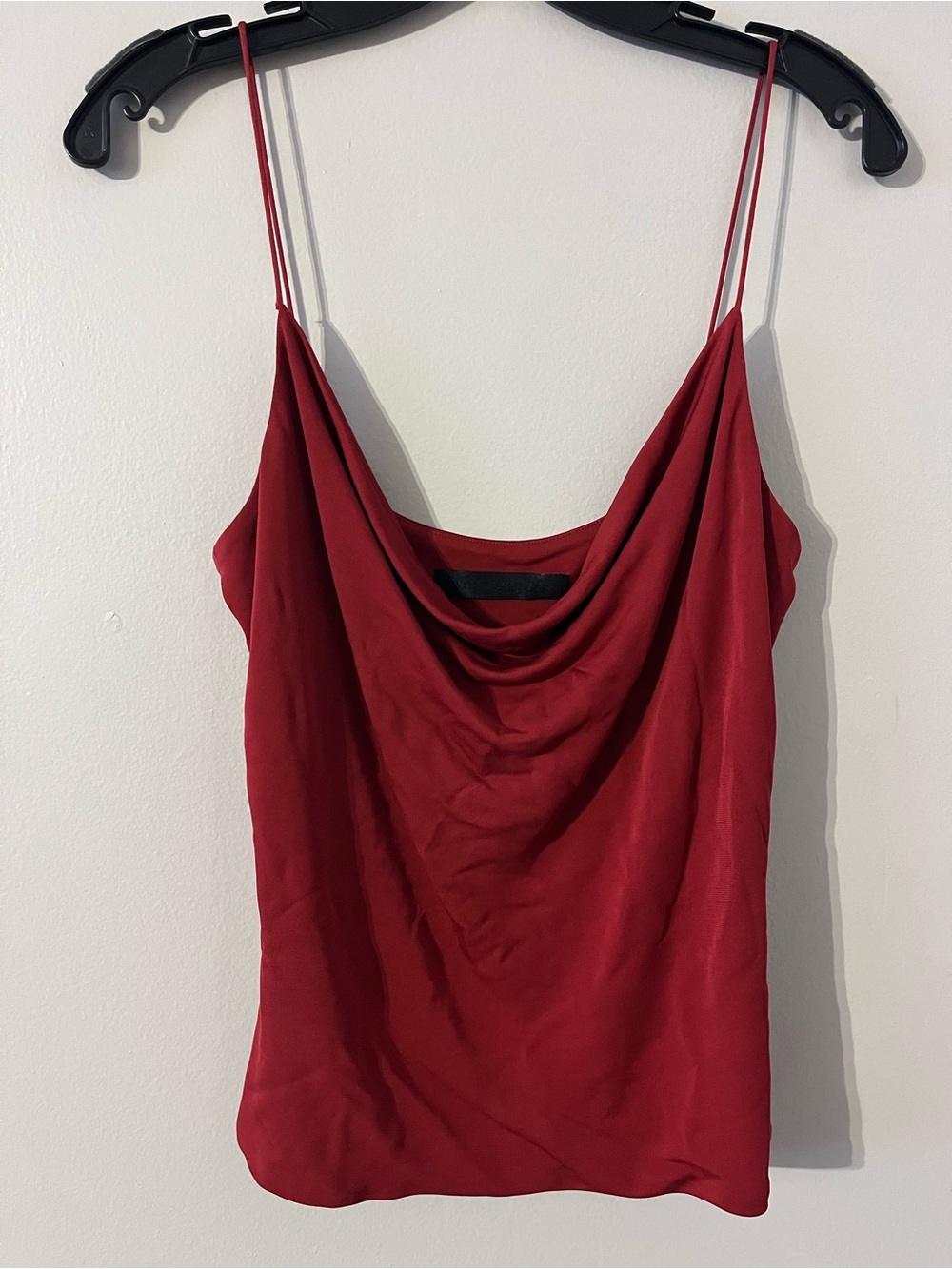 Yigal Azrouël Cowl Neck Draped camisole Top Size 3